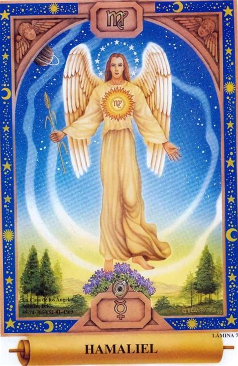Hamaliel Humatiel Angel of Logic Angel of the month of August, one of the rulers of the orders of virtue. . The angel hamaliel and the archangel metatron